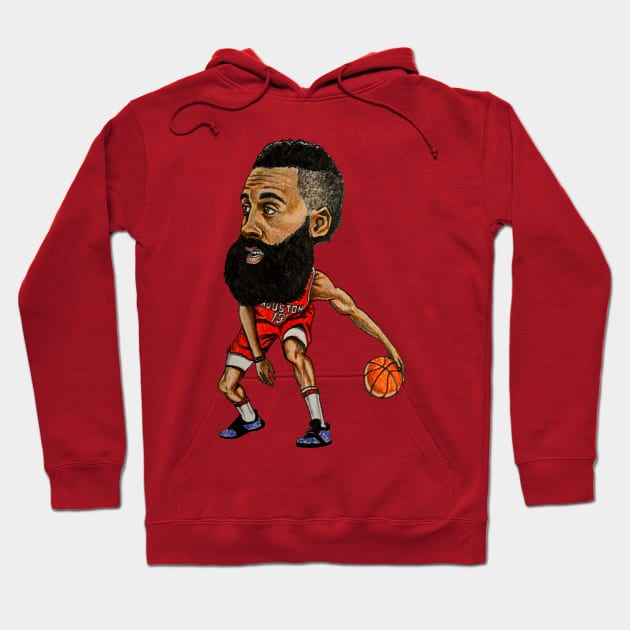 Harden Caricature Hoodie by tabslabred